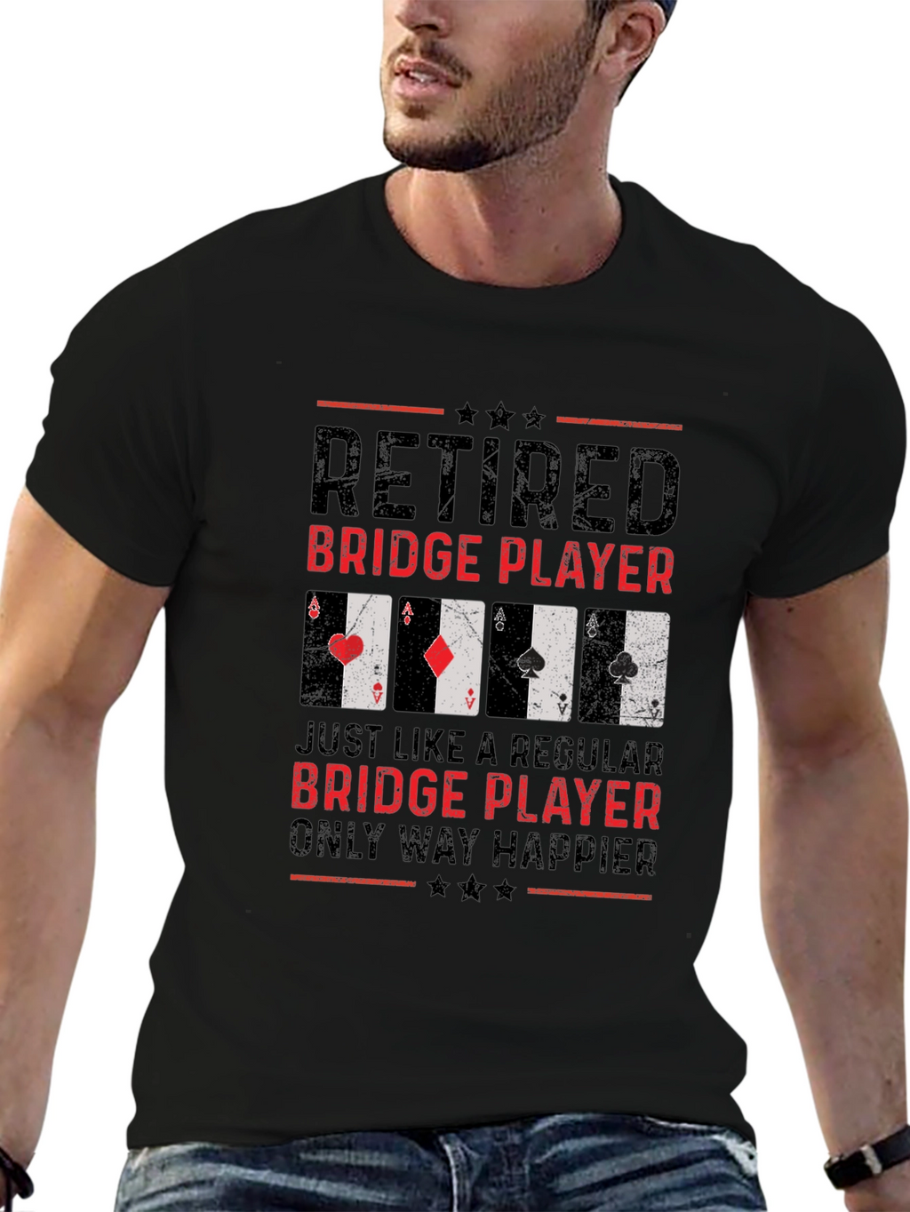 Retired Bridge Player T-Shirt