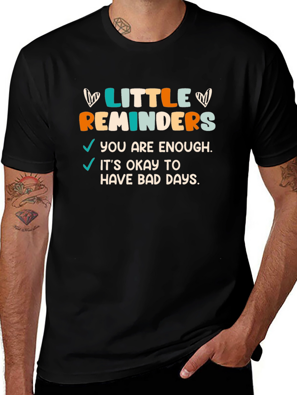 Little Reminders Graphic Tee - Motivational Comfort