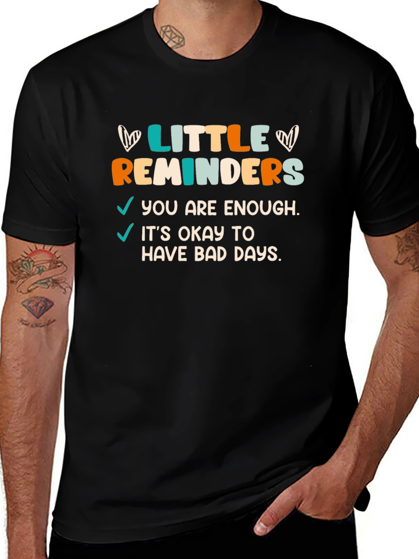 Little Reminders Graphic Tee - Motivational Comfort
