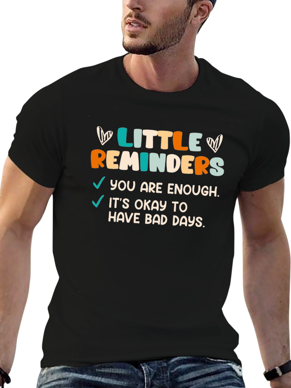 Little Reminders Graphic Tee - Motivational Comfort