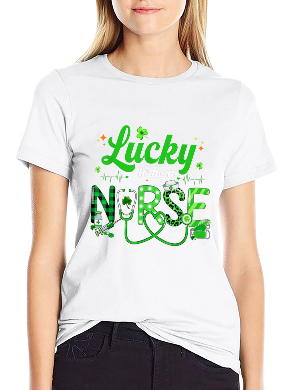 Lucky to be a Nurse St Patricks Day Shirt