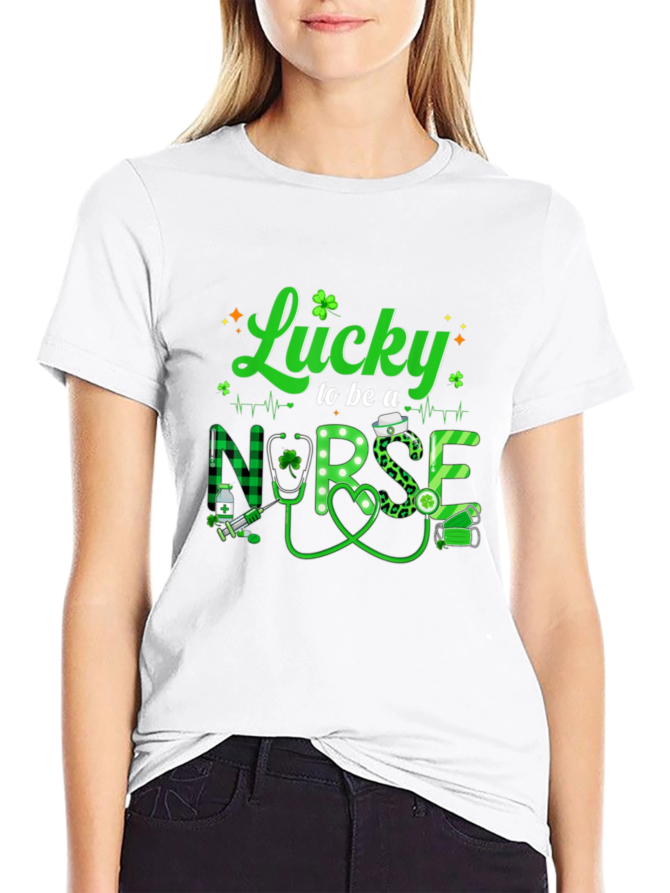 Lucky to be a Nurse St Patricks Day Shirt