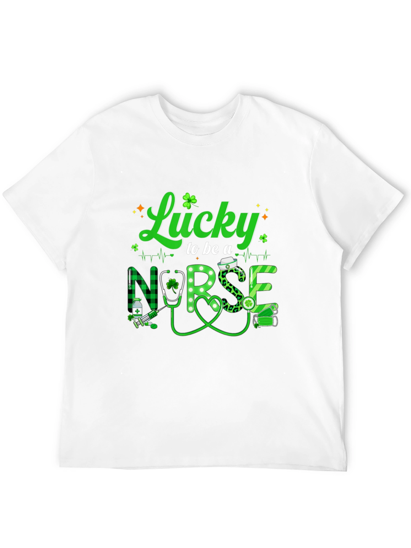 Lucky to be a Nurse St Patricks Day Shirt
