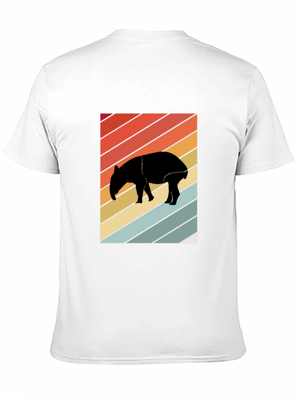 Retro Tapir Silhouette Graphic Tee - Unisex