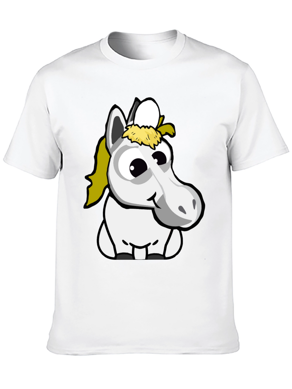 Funny Horse Cartoon T-Shirt