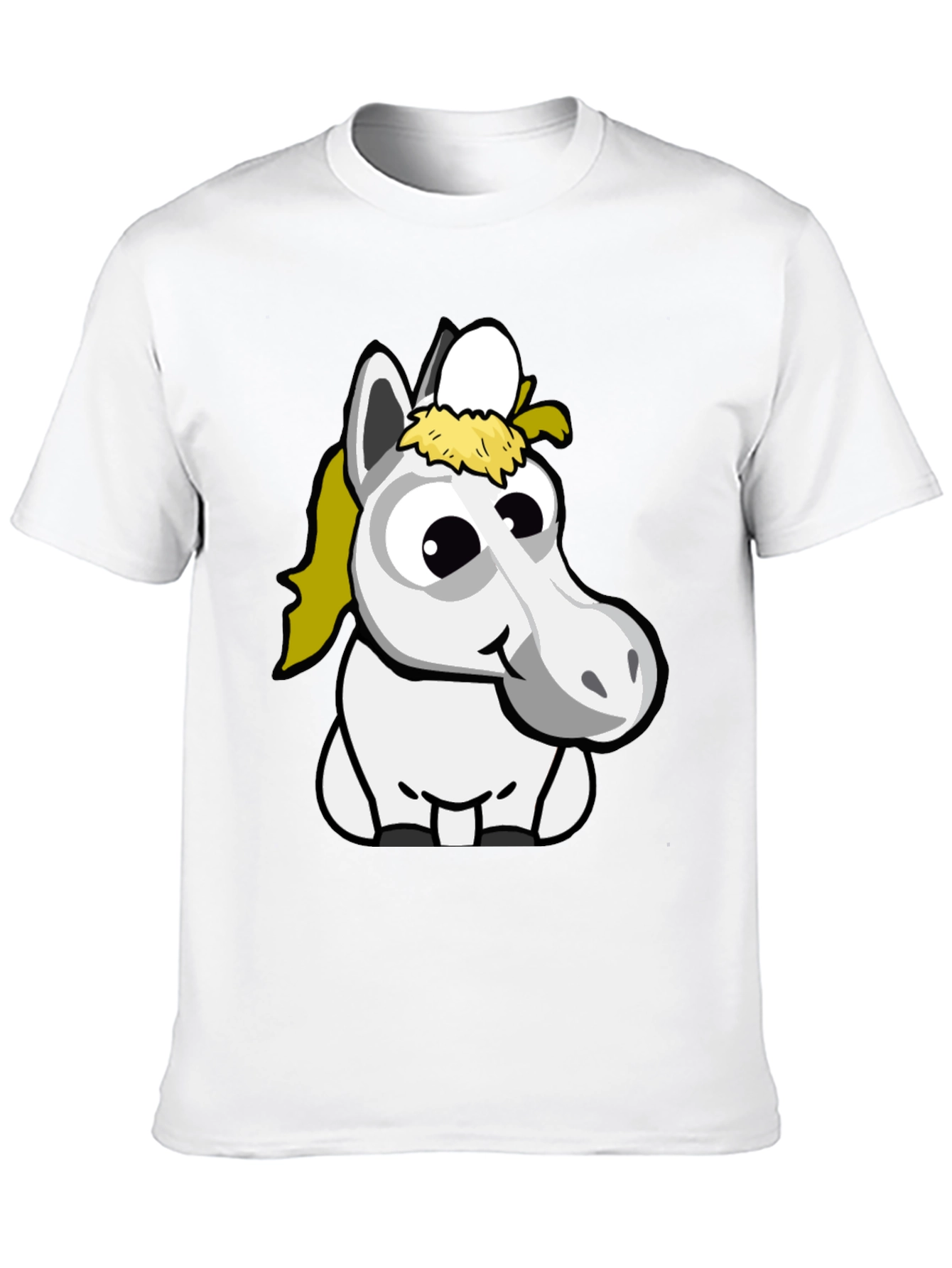 Funny Horse Cartoon T-Shirt