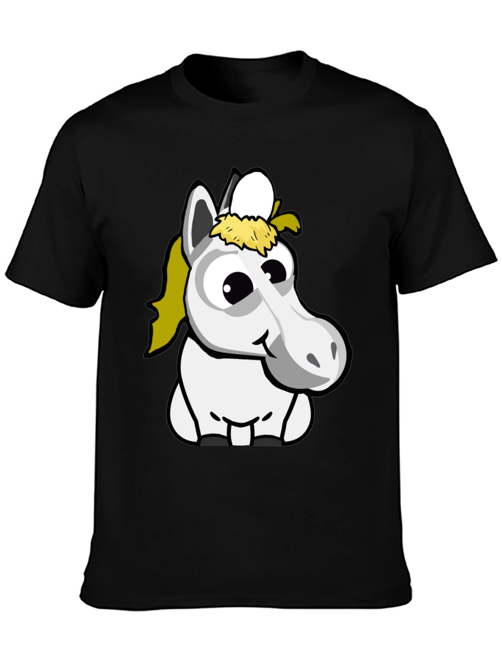 Funny Horse Cartoon T-Shirt