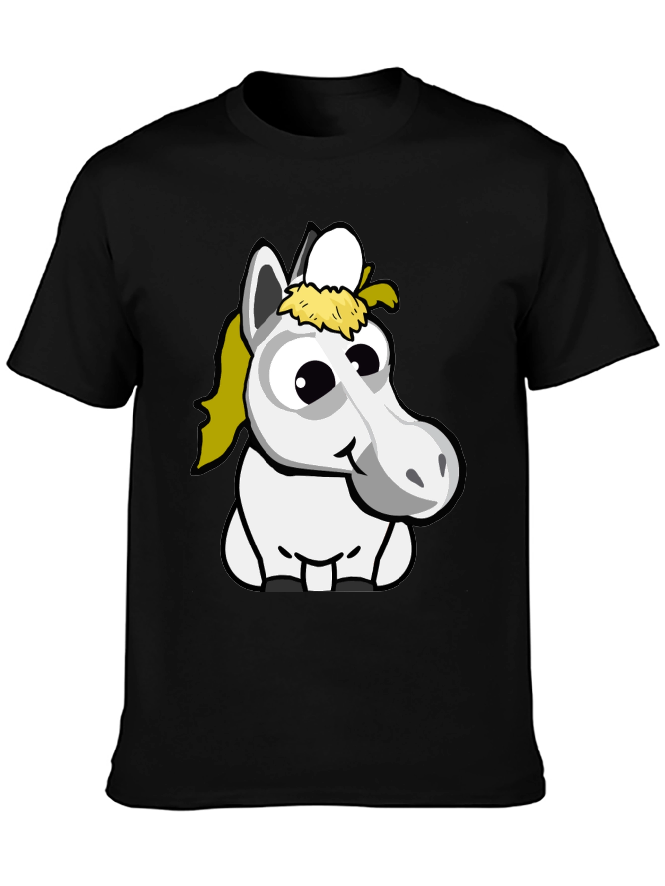 Funny Horse Cartoon T-Shirt