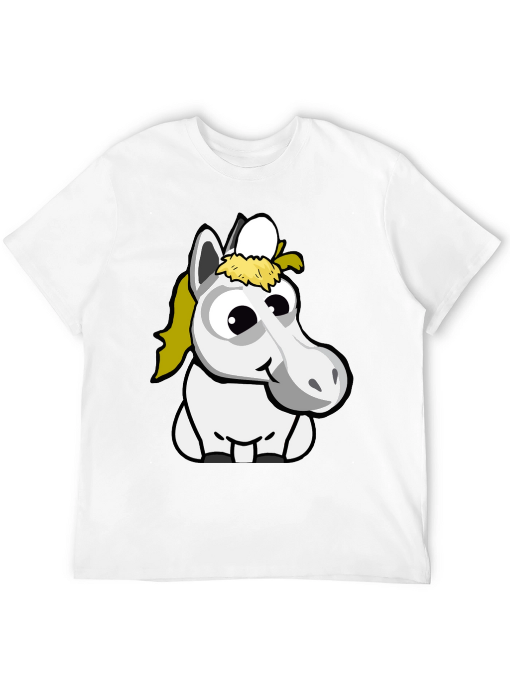 Funny Horse Cartoon T-Shirt