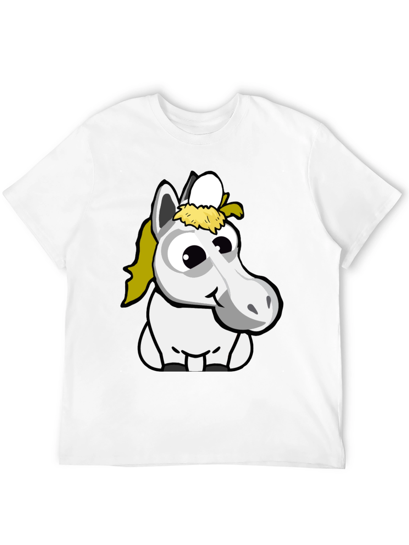 Funny Horse Cartoon T-Shirt