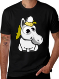 Funny Horse Cartoon T-Shirt