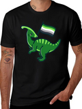 Aromantic Dinosaur Graphic Tee