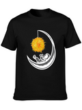 Astronaut in Moon with Sun T-Shirt