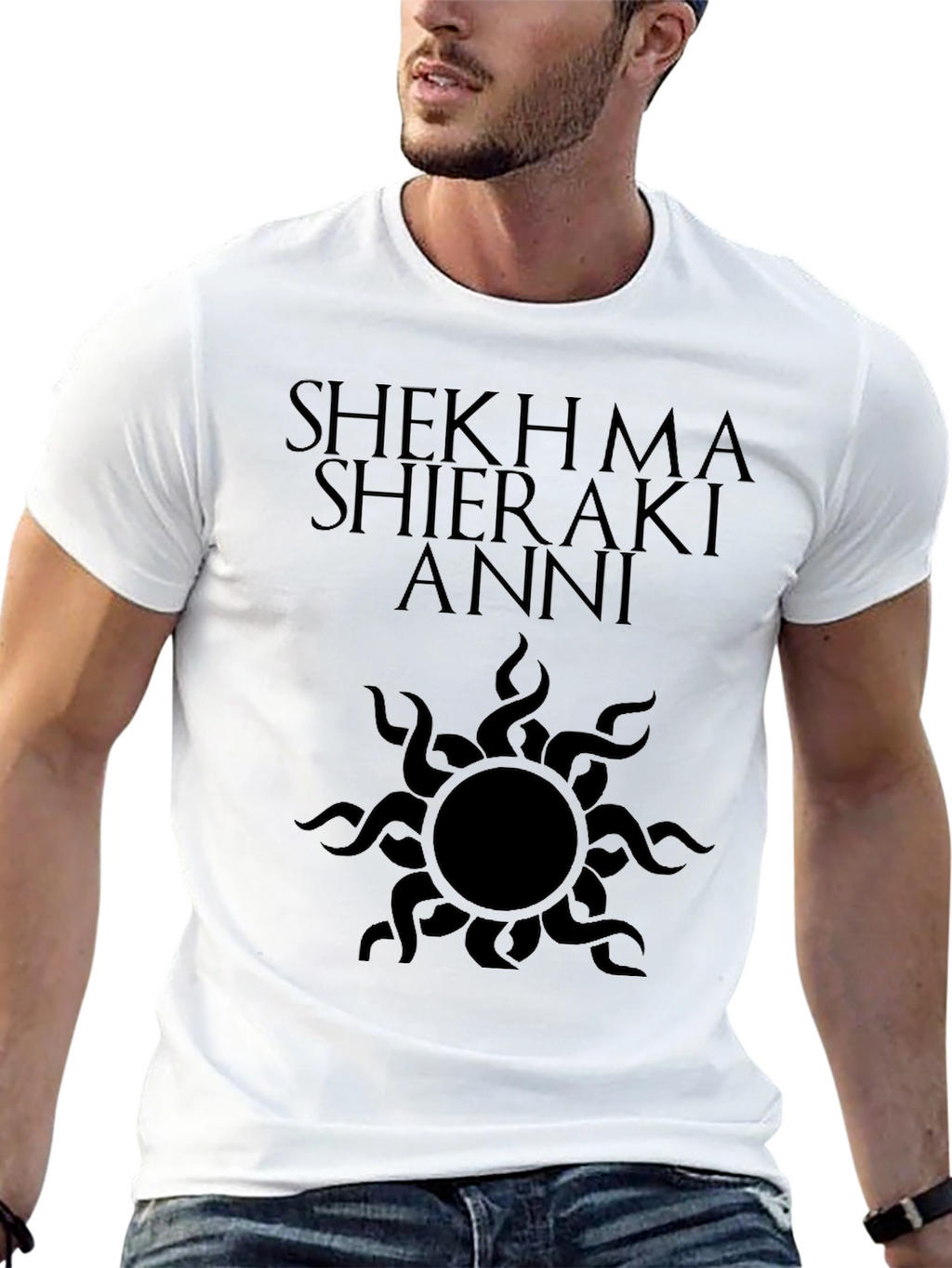 Shekhma Shieraki Anni T-Shirt - Black Graphic Tee