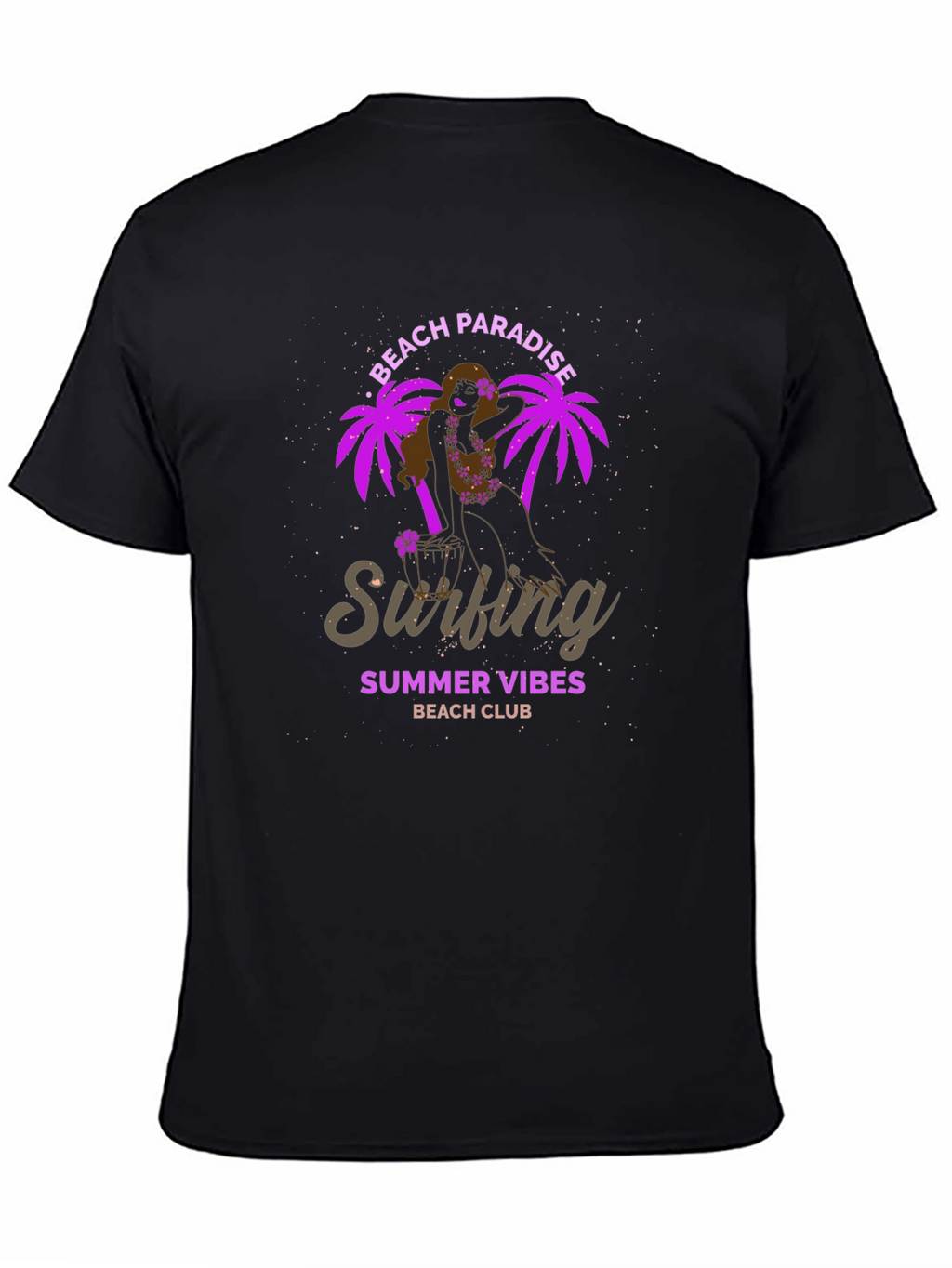 Beach Paradise Surfing Tee - Summer Vibes