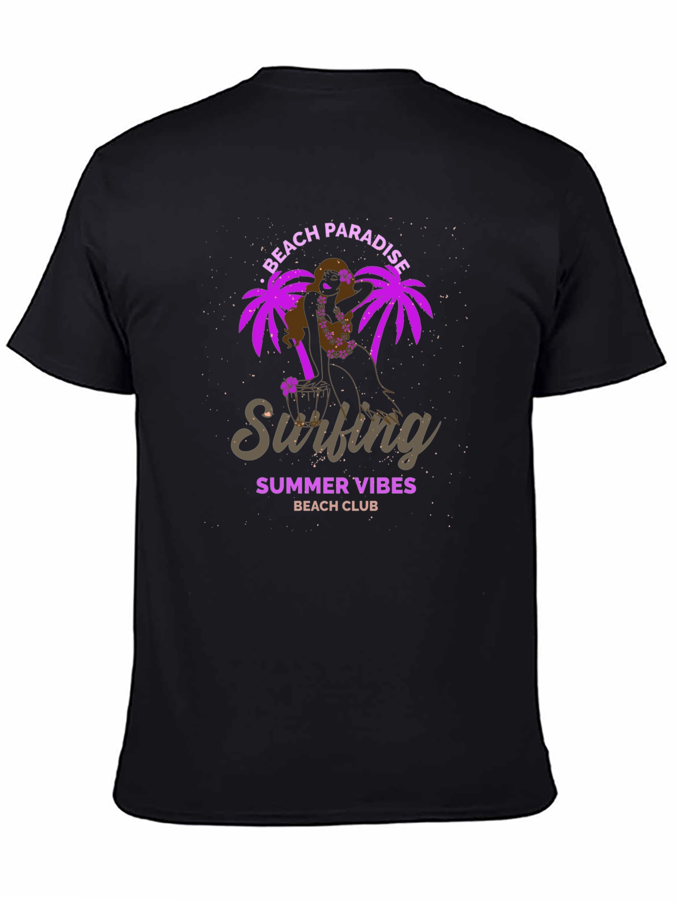 Beach Paradise Surfing Tee - Summer Vibes