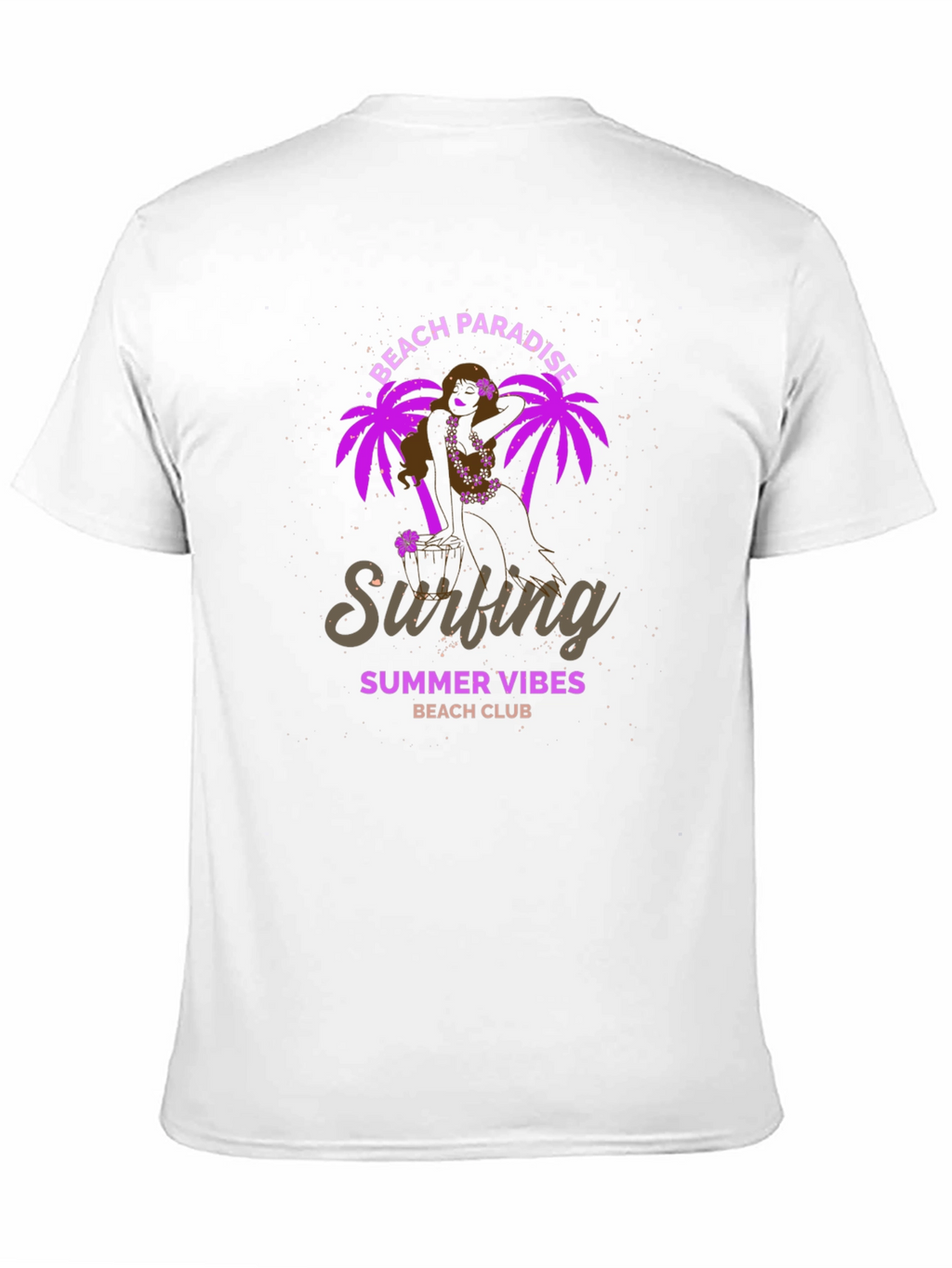 Beach Paradise Surfing Tee - Summer Vibes