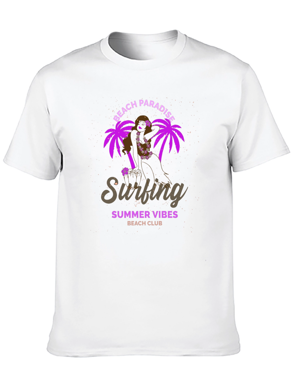Beach Paradise Surfing Tee - Summer Vibes