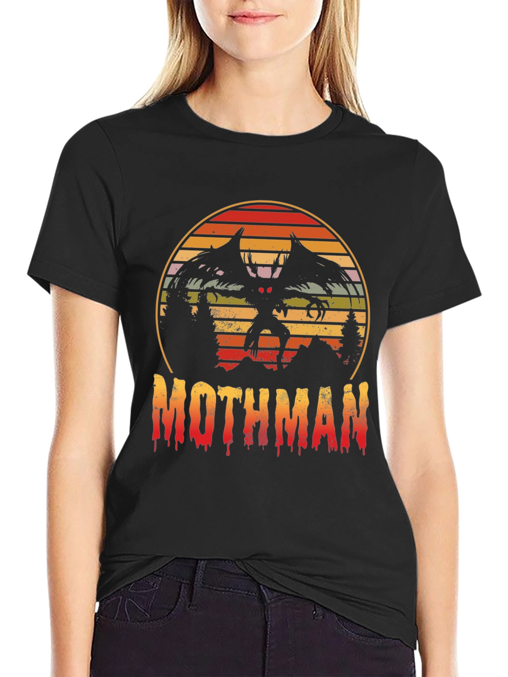 Mothman T-Shirt - Cryptid Horror Tee