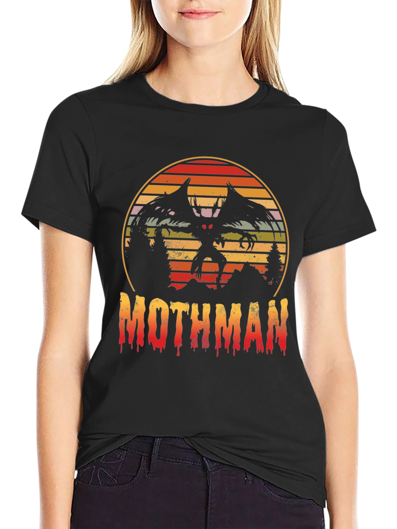 Mothman T-Shirt - Cryptid Horror Tee