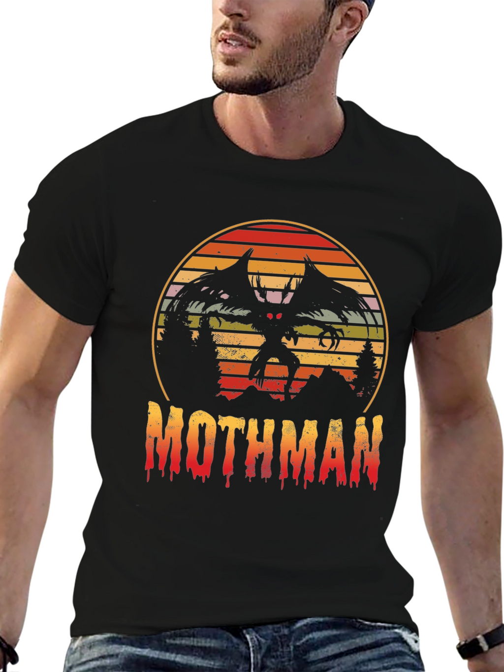 Mothman T-Shirt - Cryptid Horror Tee