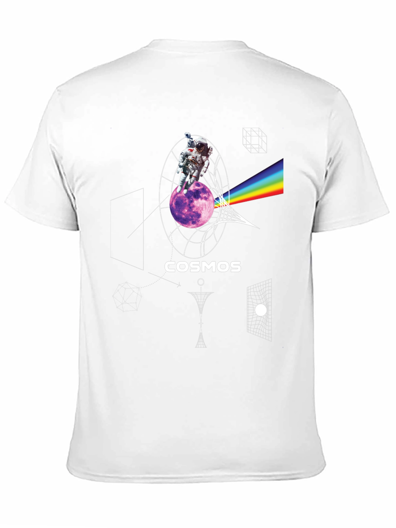 Cosmos Astronaut Graphic Print T-Shirt