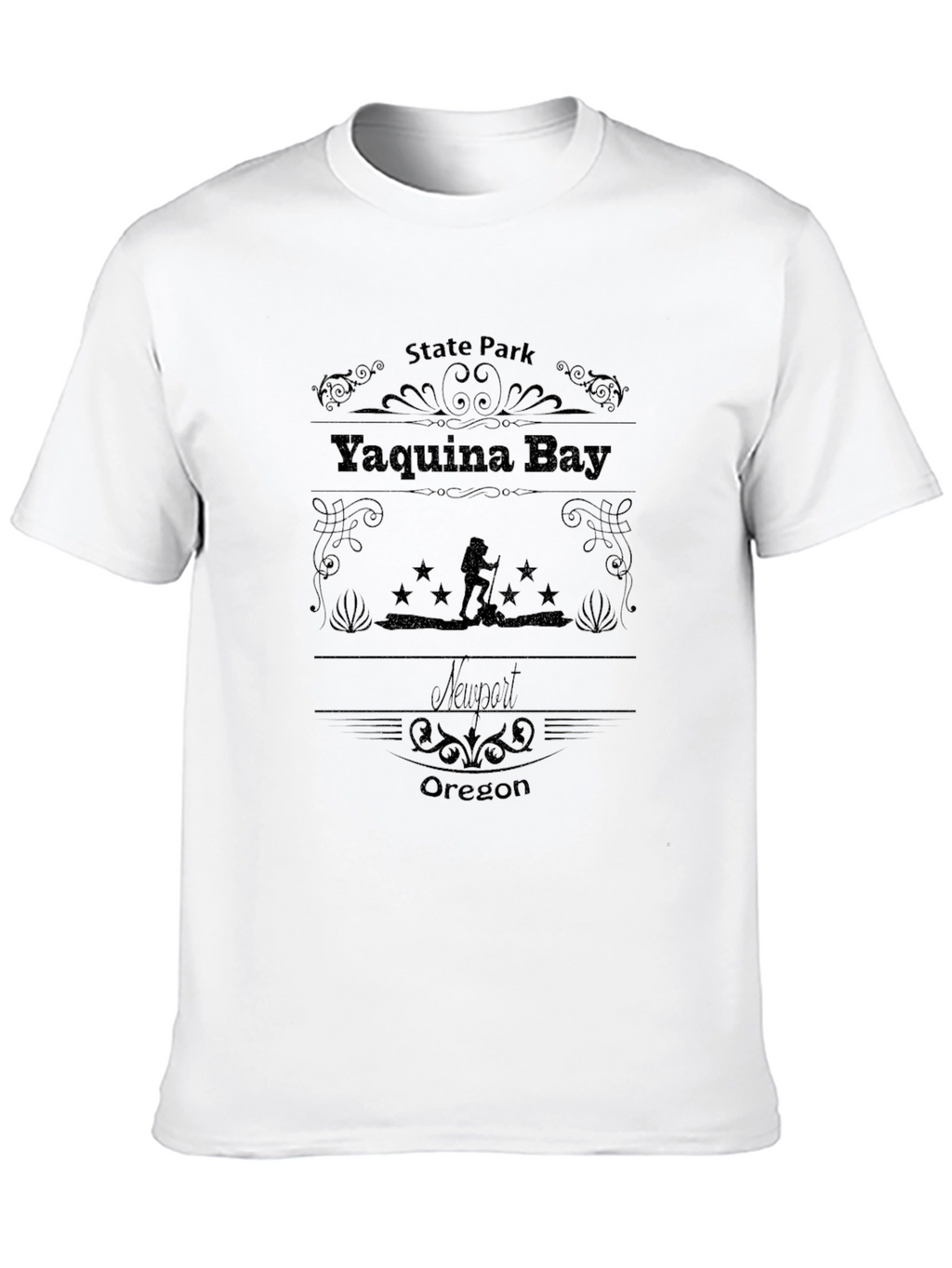 Yaquina Bay State Park Black T-Shirt