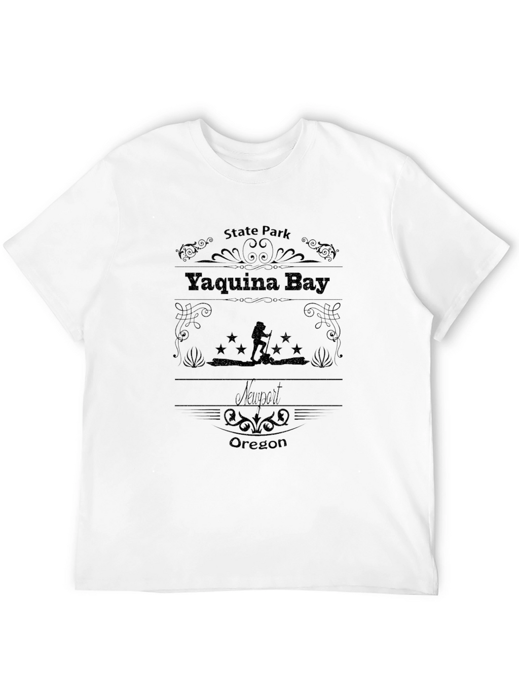 Yaquina Bay State Park Black T-Shirt