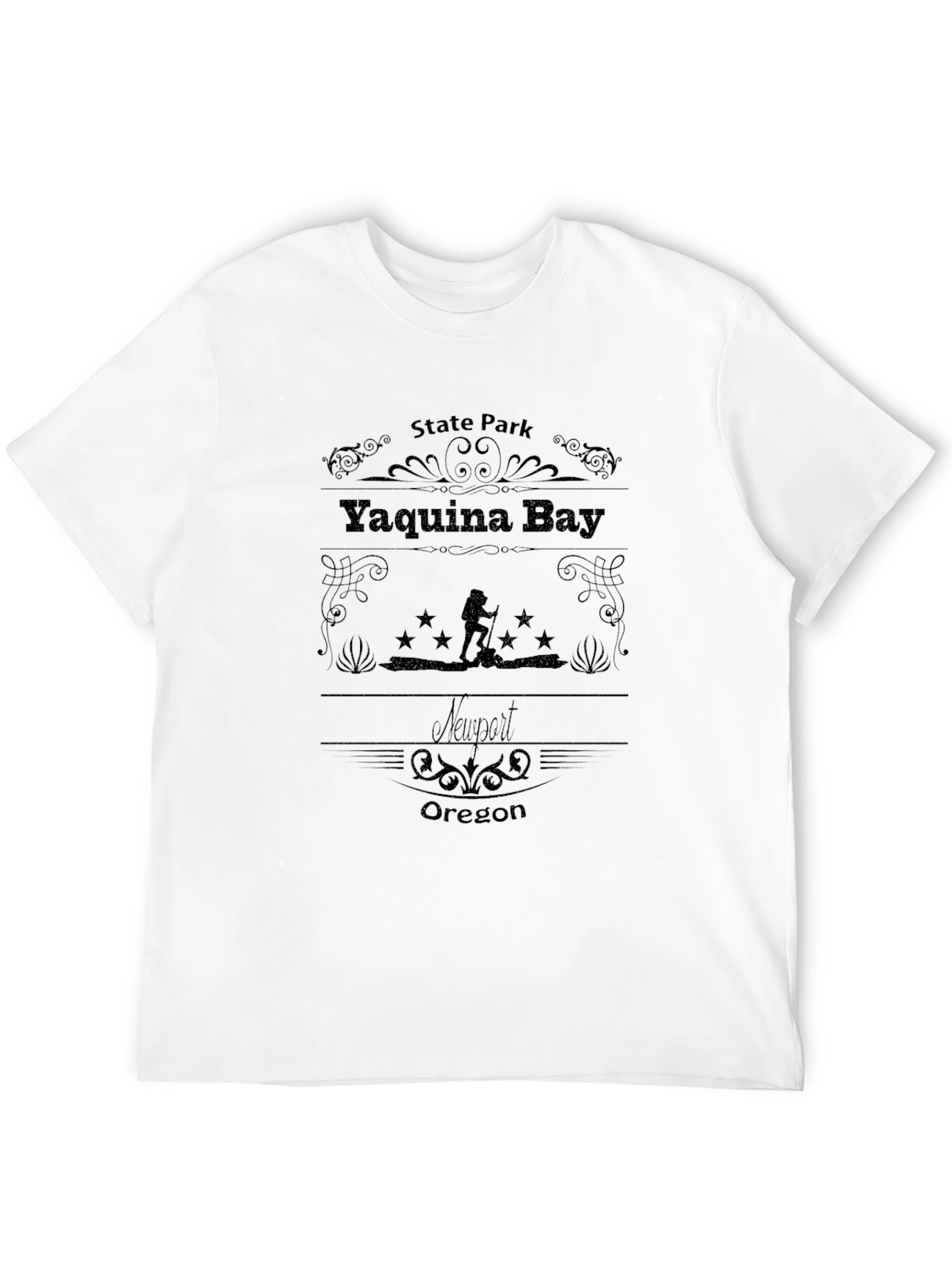 Yaquina Bay State Park Black T-Shirt