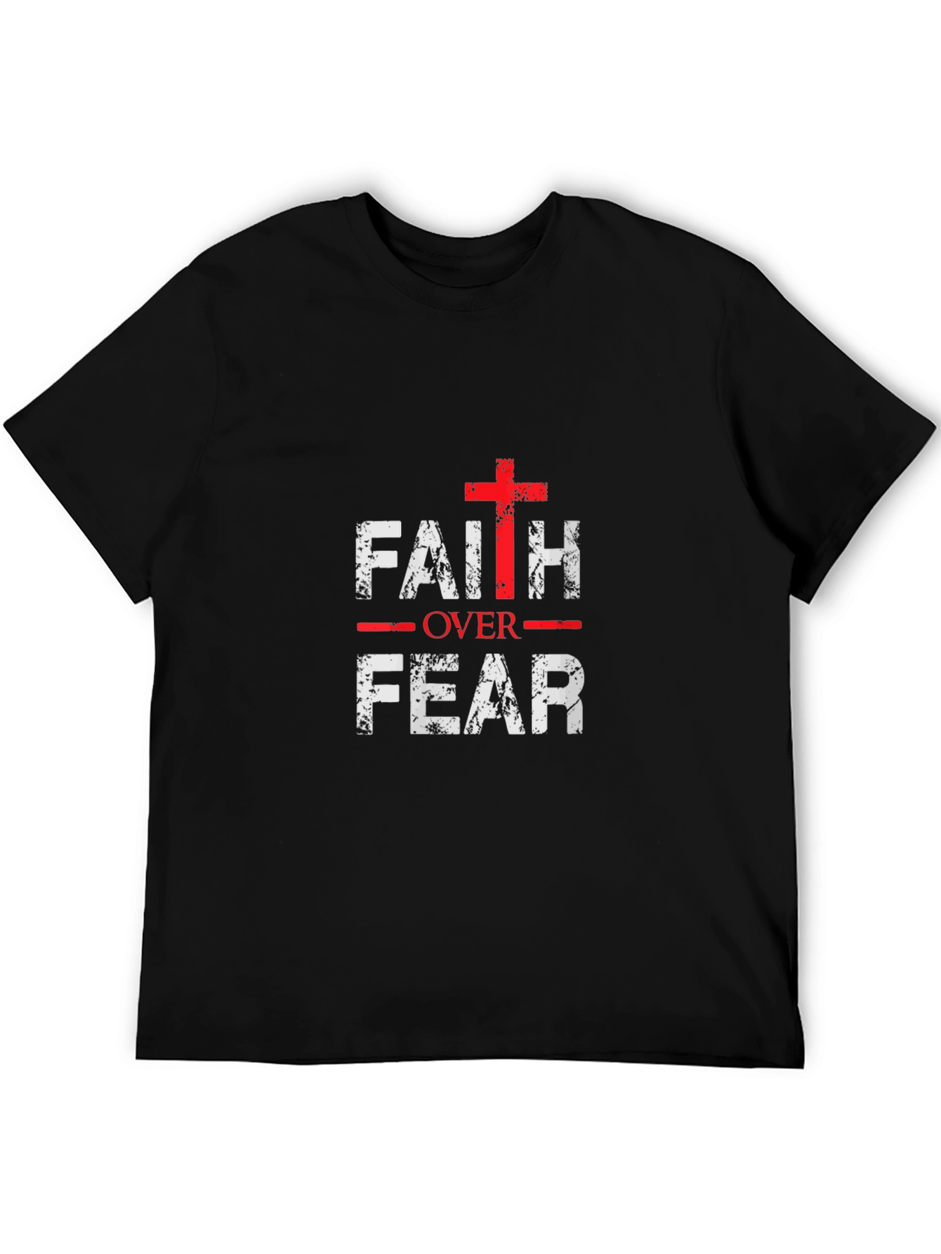 Faith Over Fear Graphic Tee - Christian Apparel