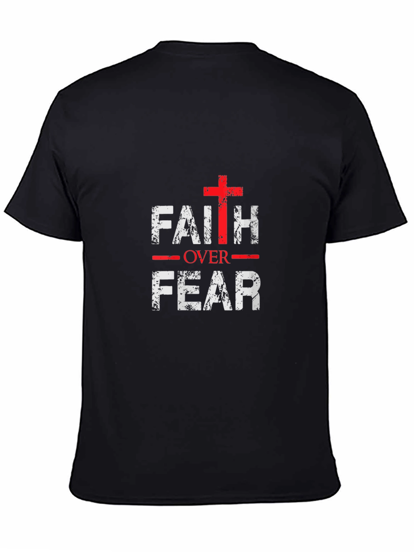 Faith Over Fear Graphic Tee - Christian Apparel