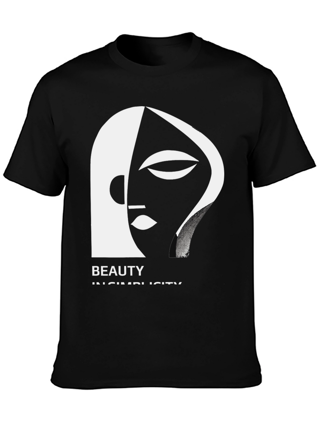 Abstract Face Graphic T-Shirt: Beauty in Simplicity