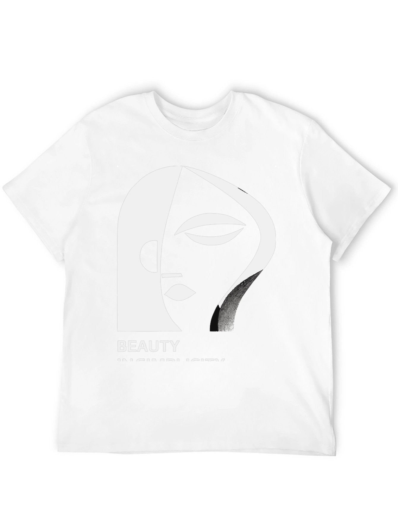 Abstract Face Graphic T-Shirt: Beauty in Simplicity