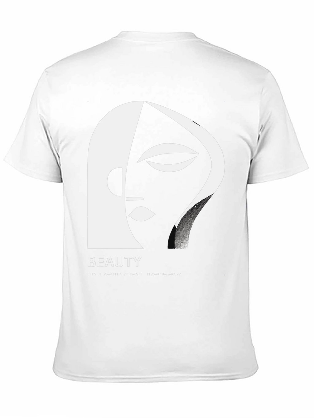 Abstract Face Graphic T-Shirt: Beauty in Simplicity