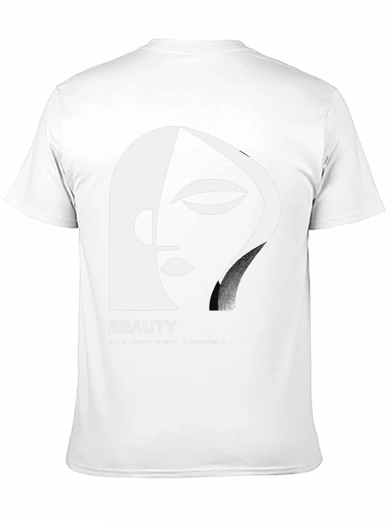 Abstract Face Graphic T-Shirt: Beauty in Simplicity