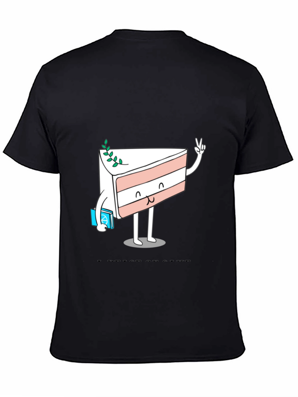 Cake Slice Cartoon Graphic Tee