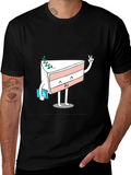 Cake Slice Cartoon Graphic Tee
