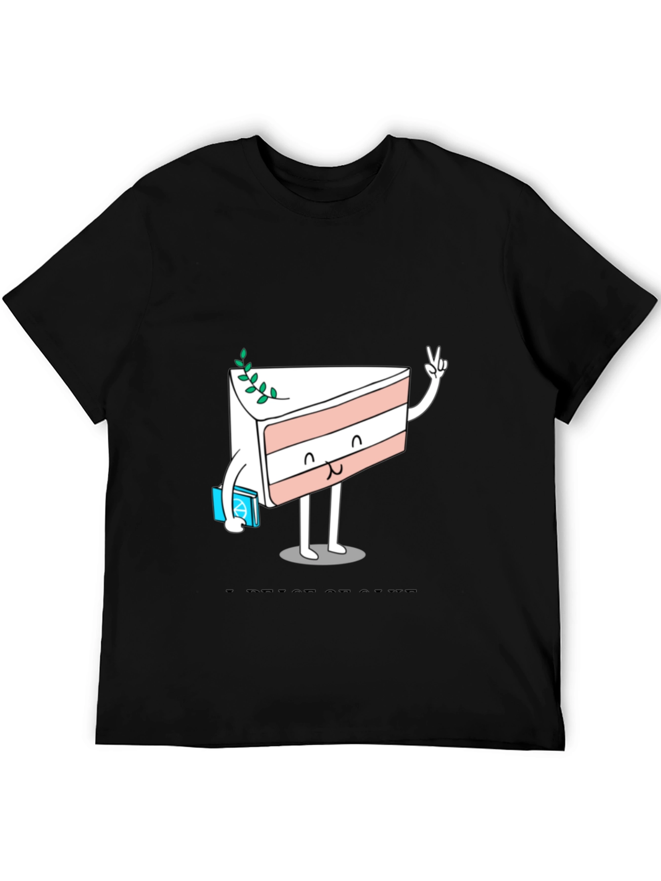 Cake Slice Cartoon Graphic Tee
