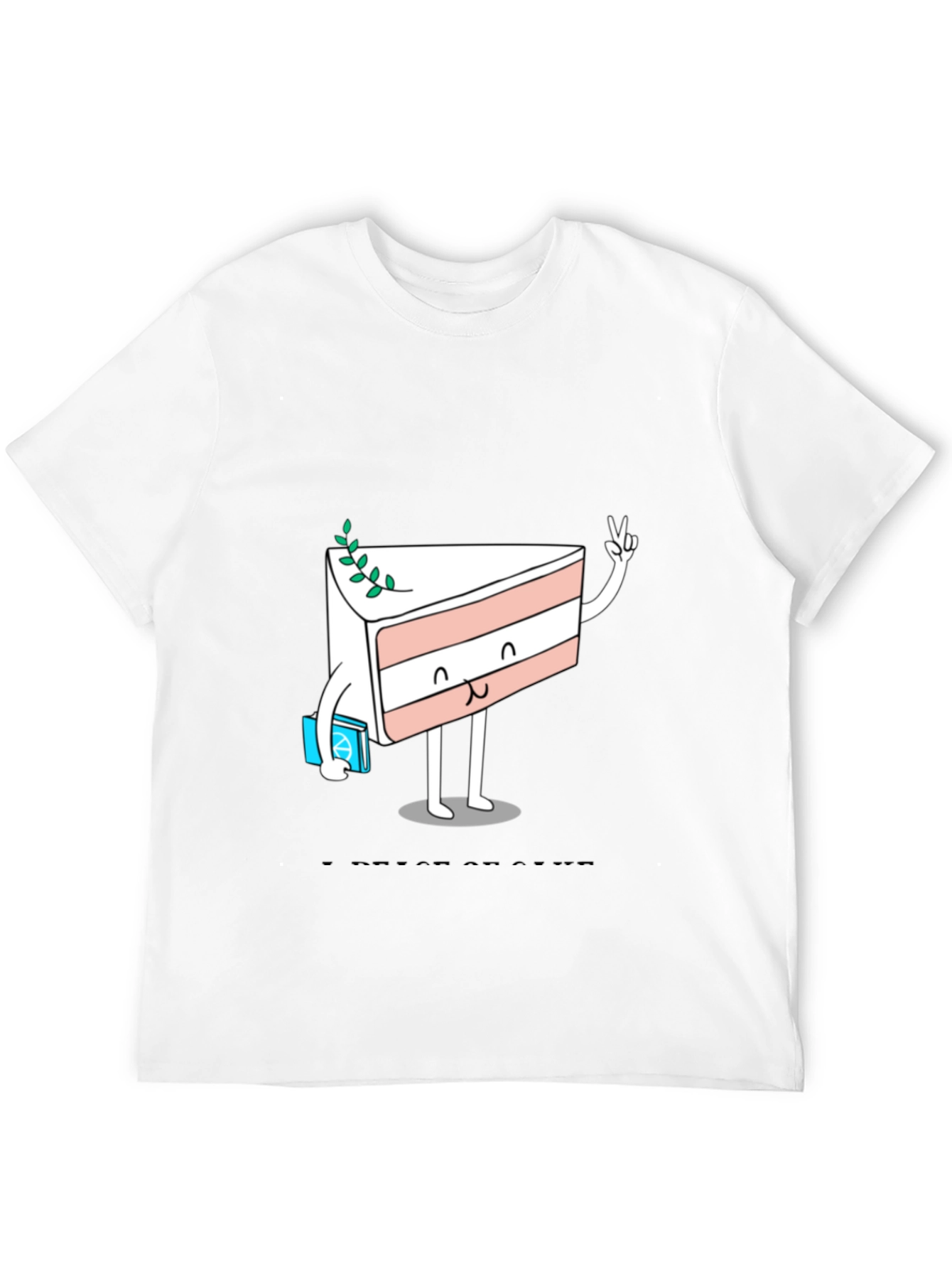Cake Slice Cartoon Graphic Tee