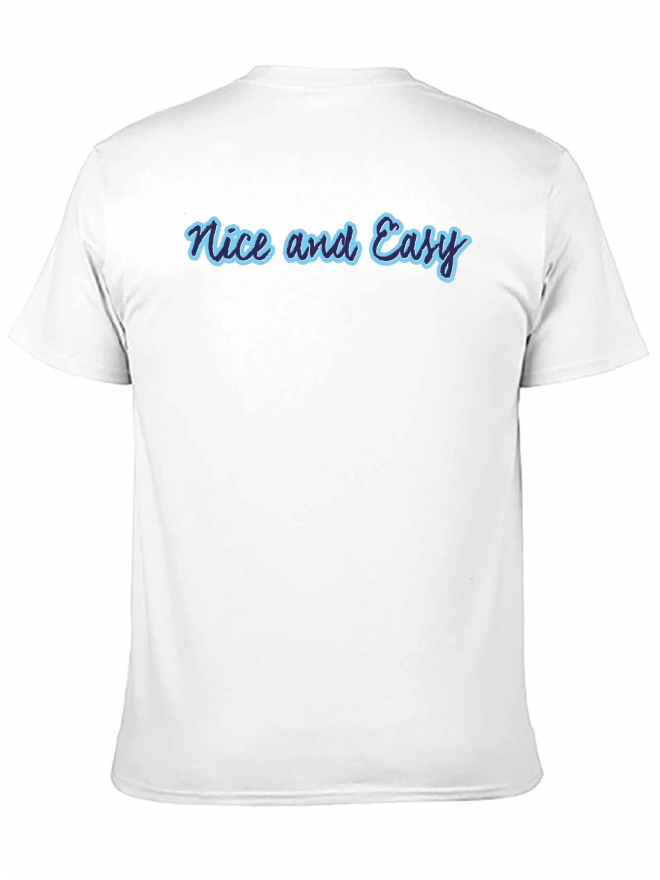 Nice and Easy Graphic Tee - Casual Black T-Shirt
