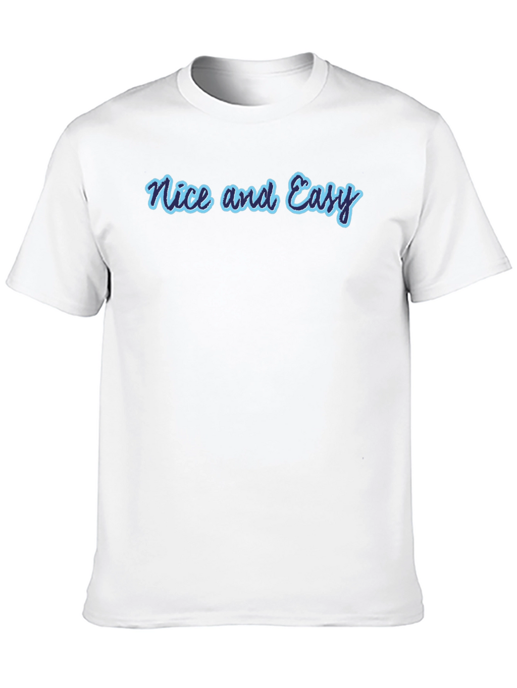 Nice and Easy Graphic Tee - Casual Black T-Shirt
