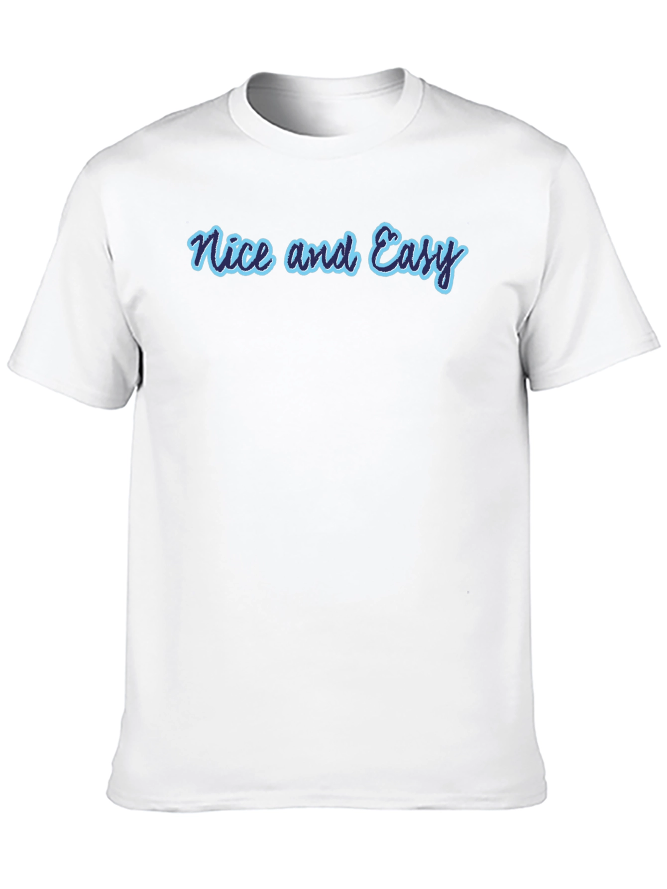 Nice and Easy Graphic Tee - Casual Black T-Shirt