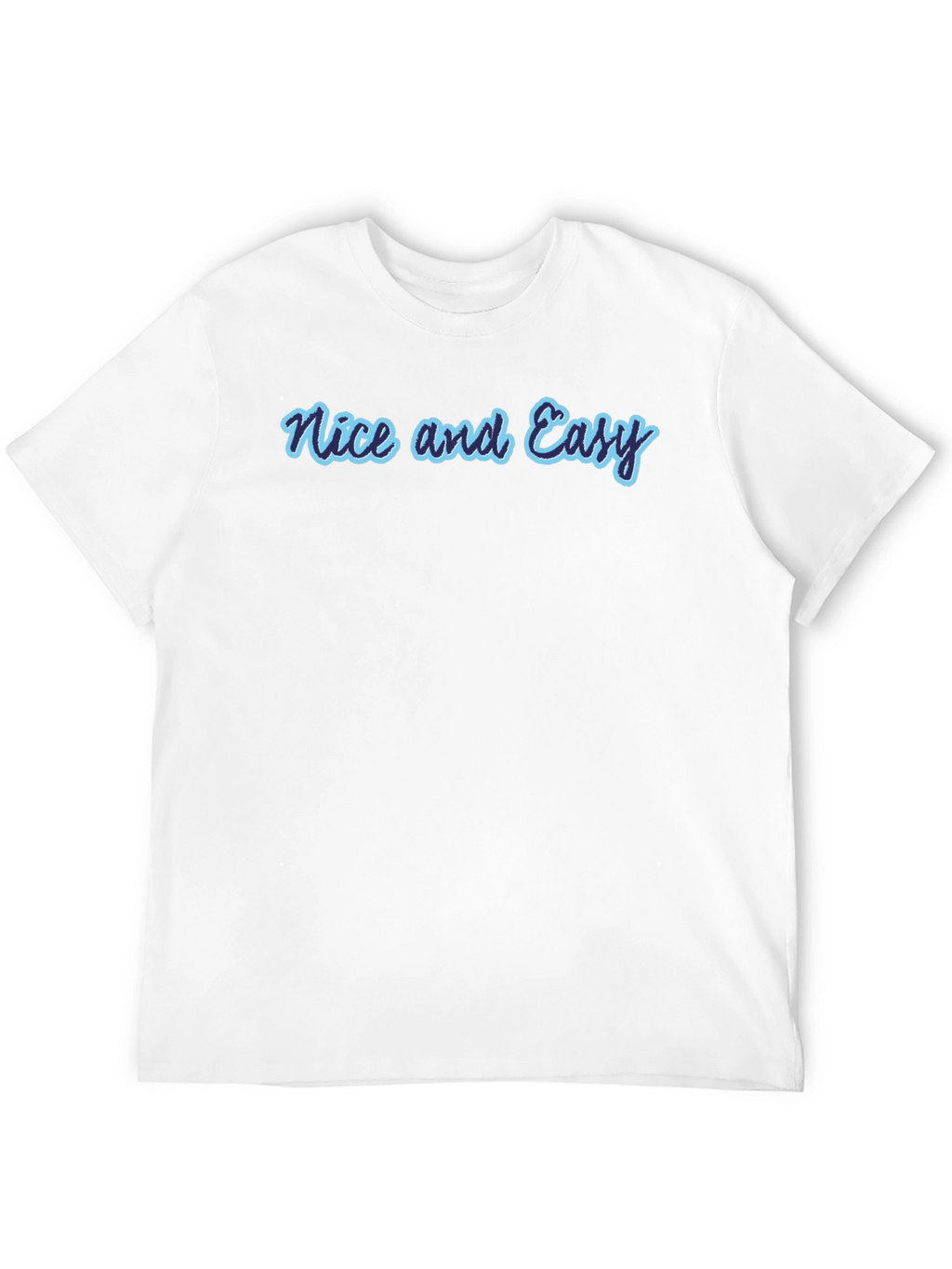 Nice and Easy Graphic Tee - Casual Black T-Shirt
