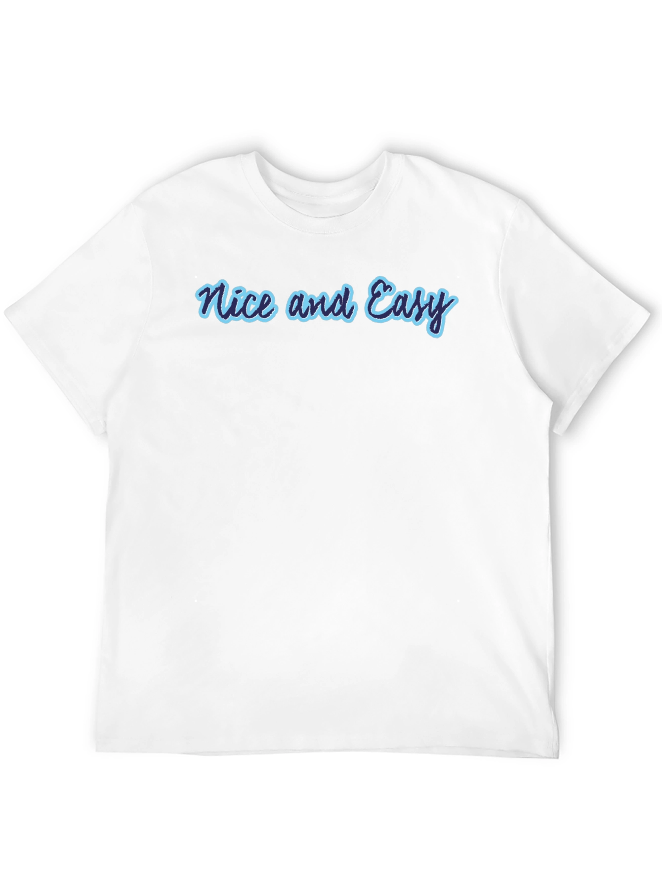 Nice and Easy Graphic Tee - Casual Black T-Shirt