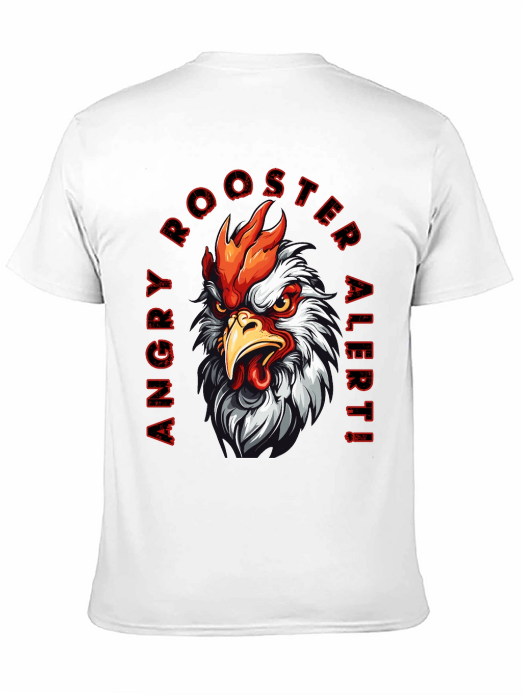 Angry Rooster Alert Graphic Tee