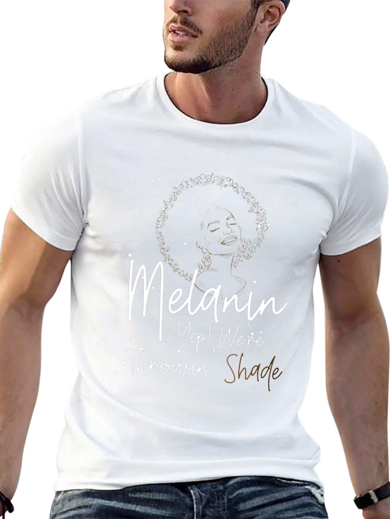 Melanin Throwin Shade Graphic Tee