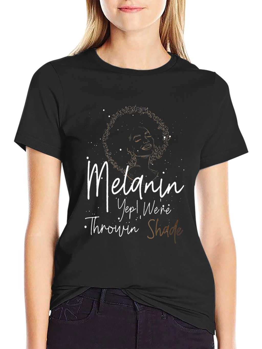 Melanin Throwin Shade Graphic Tee