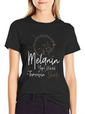 Melanin Throwin Shade Graphic Tee
