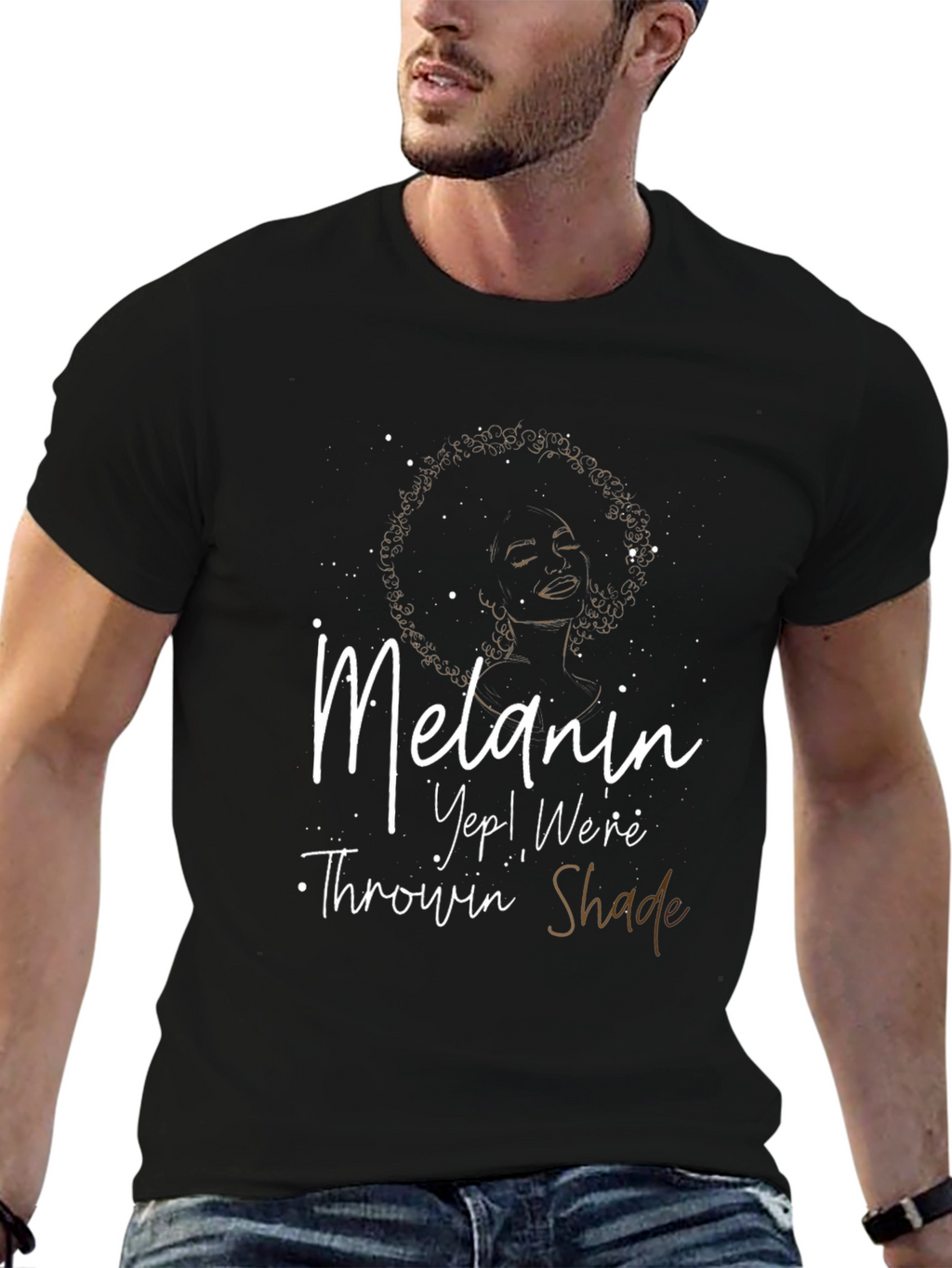 Melanin Throwin Shade Graphic Tee