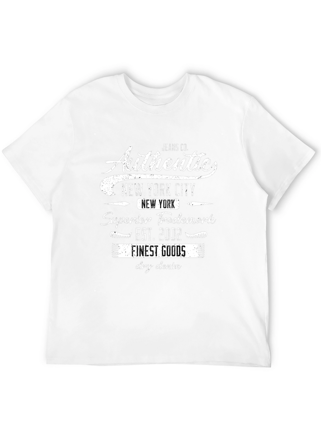 Authentic New York City Black T-Shirt